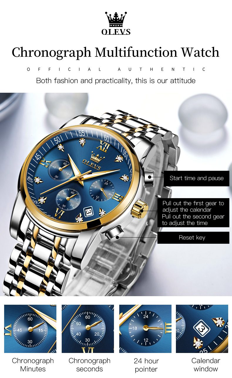 OLEVS 2858 Chronograph
