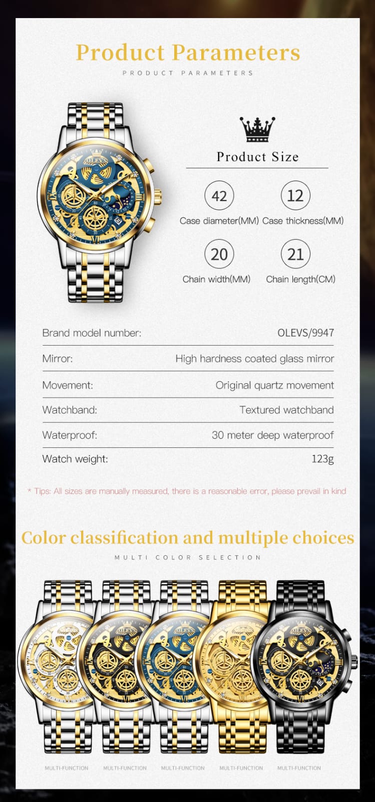 OLEVS 9947 Chronograph