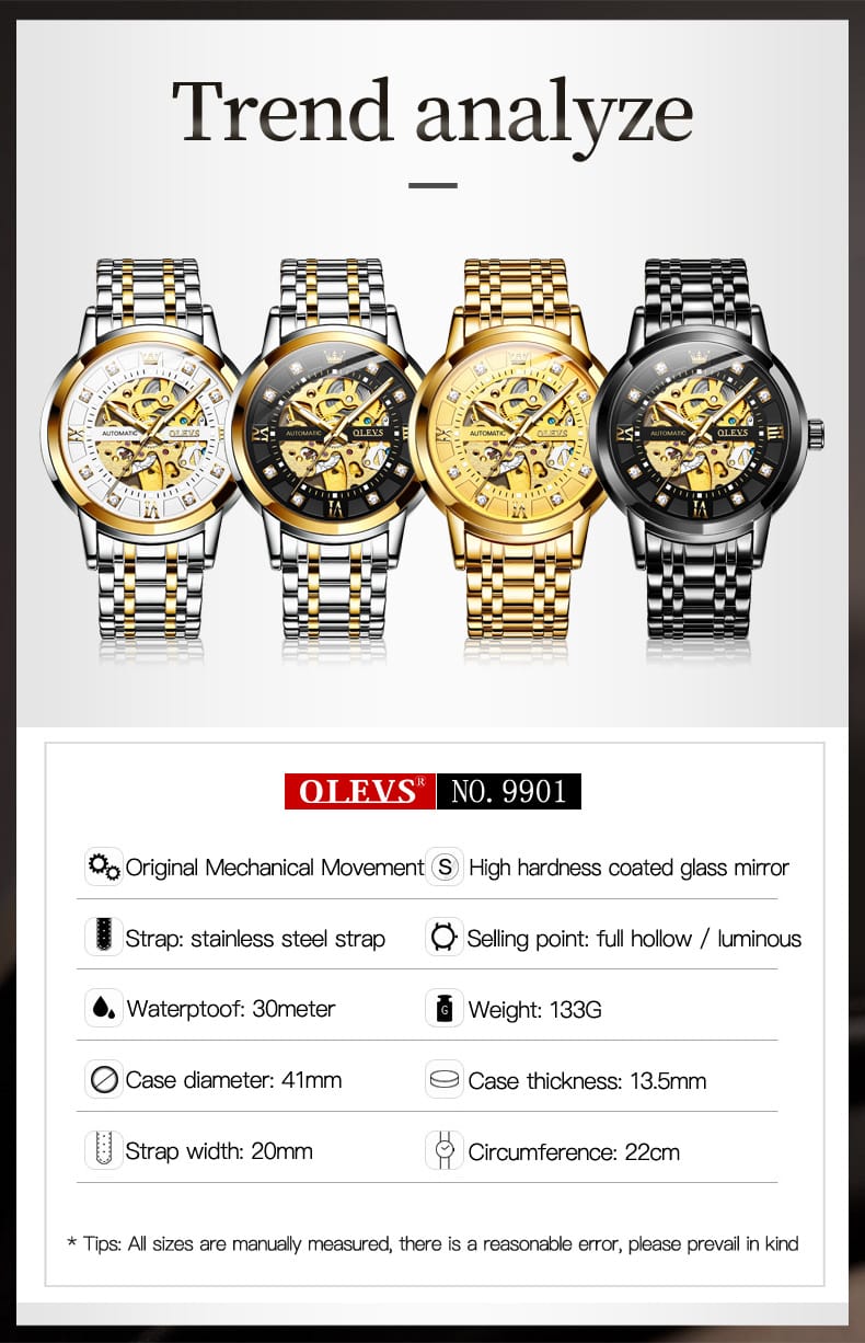 OLEVS 9901 Mechanical Watch