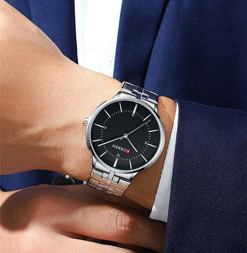 Curren 8321 - Silver Black