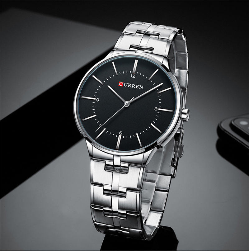 Curren 8321 - Silver Black