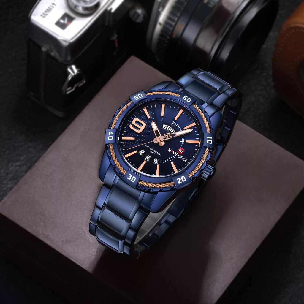 Naviforce 9117 CH - Blue