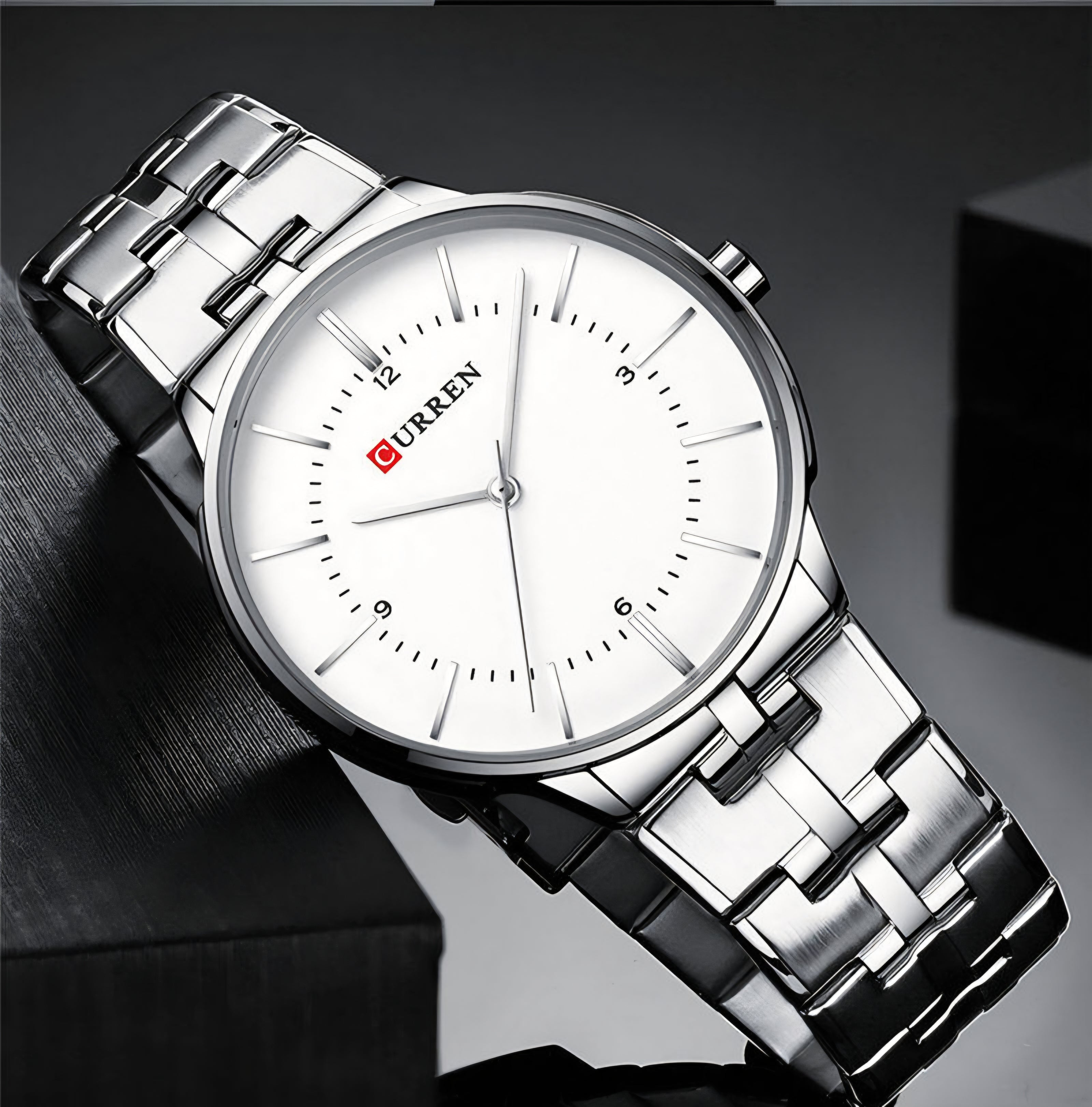 Curren 8321 - Silver White