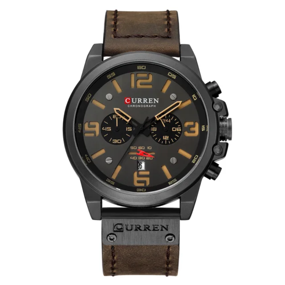 Curren 8314 -Black-Brown