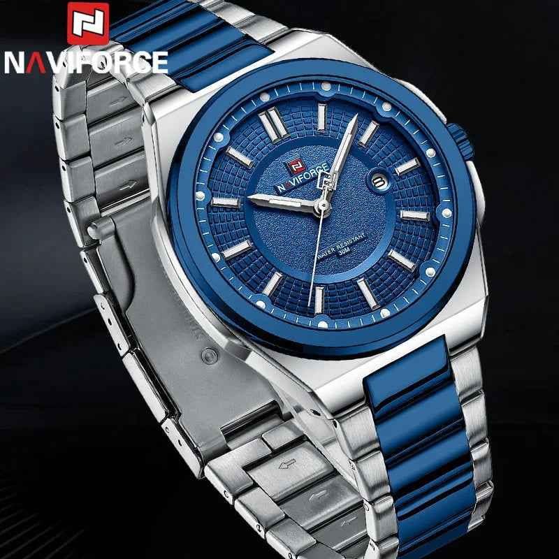 Naviforce 9212 - Silver Blue