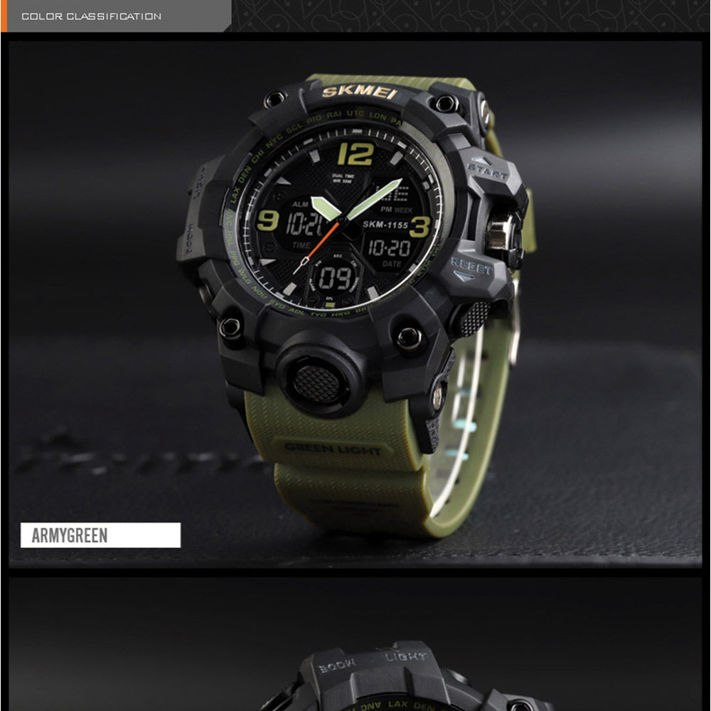 Skmei 1155 Army Green