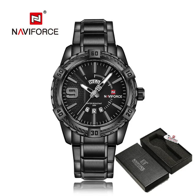 Naviforce 9117 CH - Black