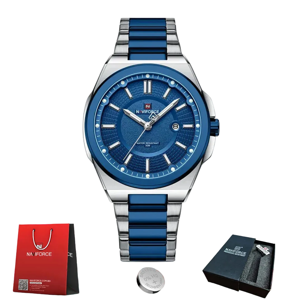 Naviforce 9212 - Silver Blue