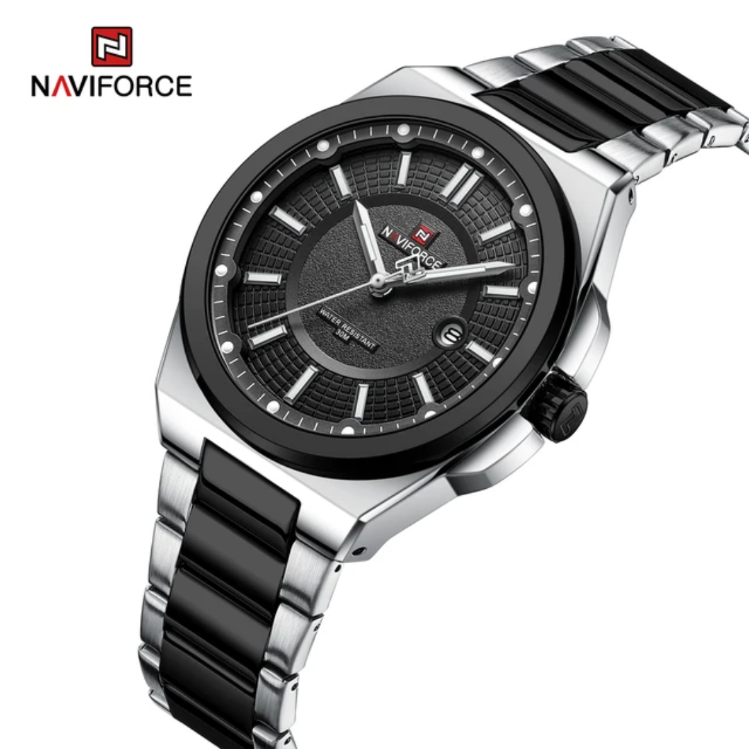 Naviforce 9212 Silve Black