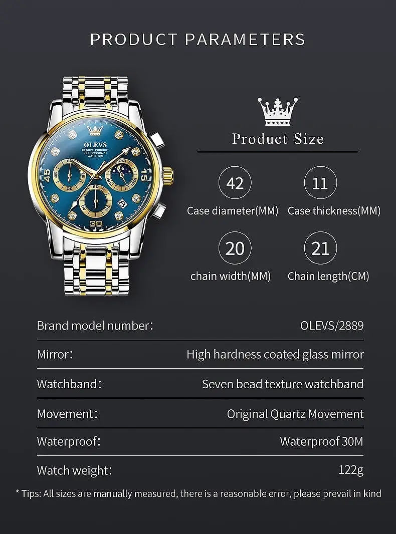 OLEVS 2889 Luxury Watch