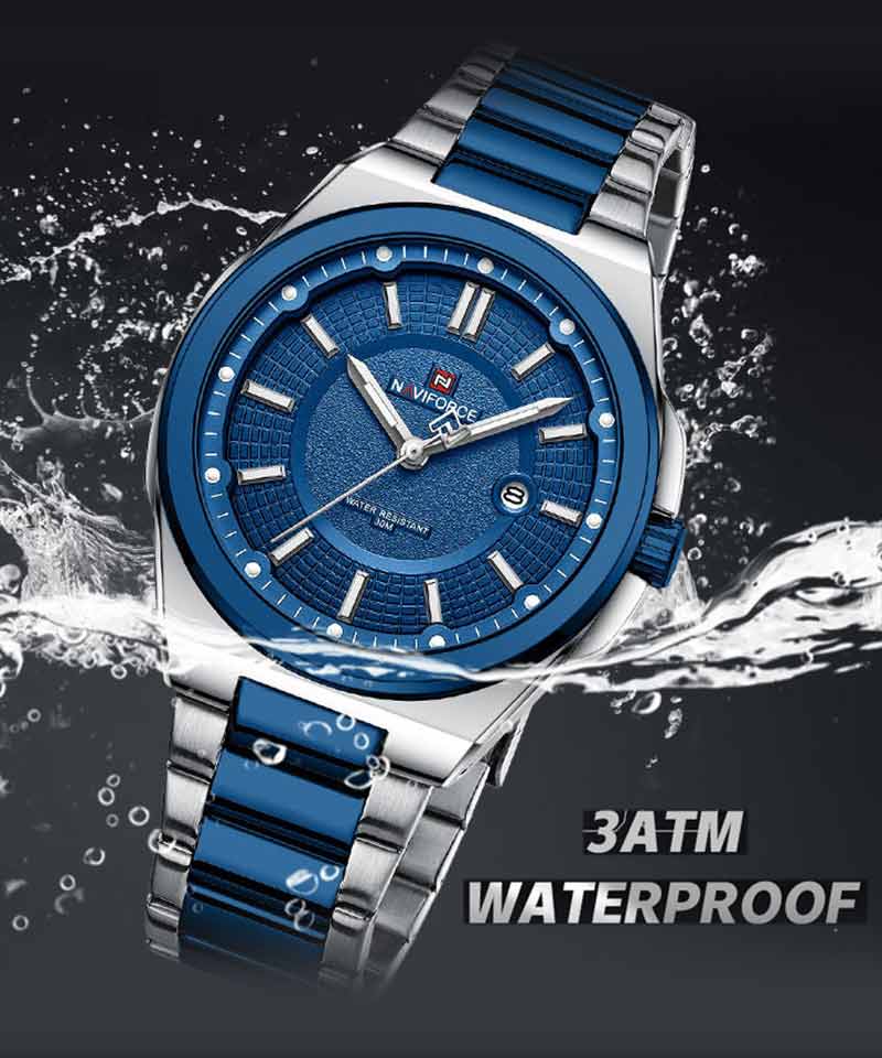 Naviforce 9212 - Silver Blue