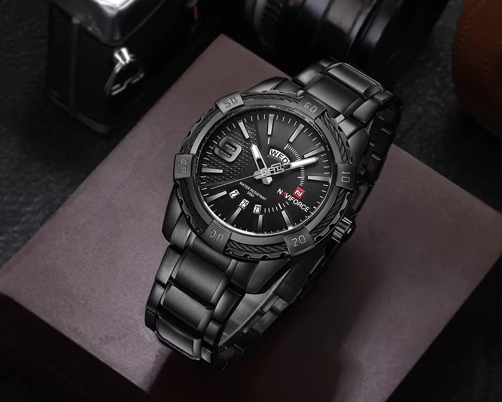 Naviforce 9117 CH - Black
