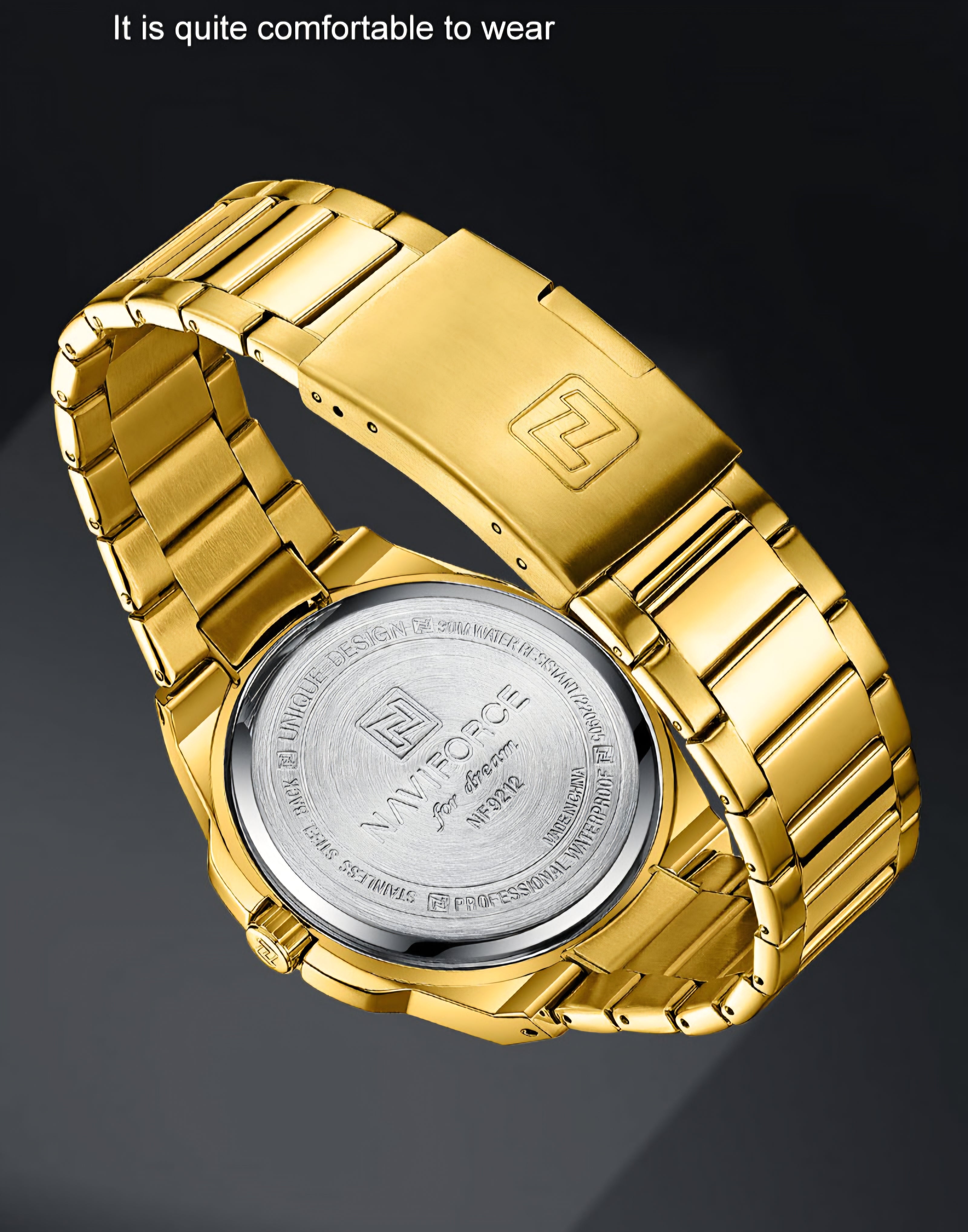 Naviforce 9212 - Full Golden